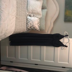 ABS Navy blue long formal dress